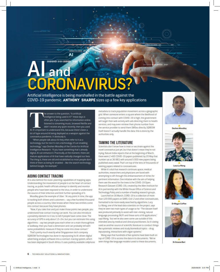 BD Tech - AI vs coronavirus thumb
