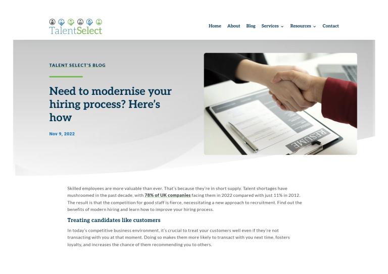 Modernising your hiring process - Talent Select_1