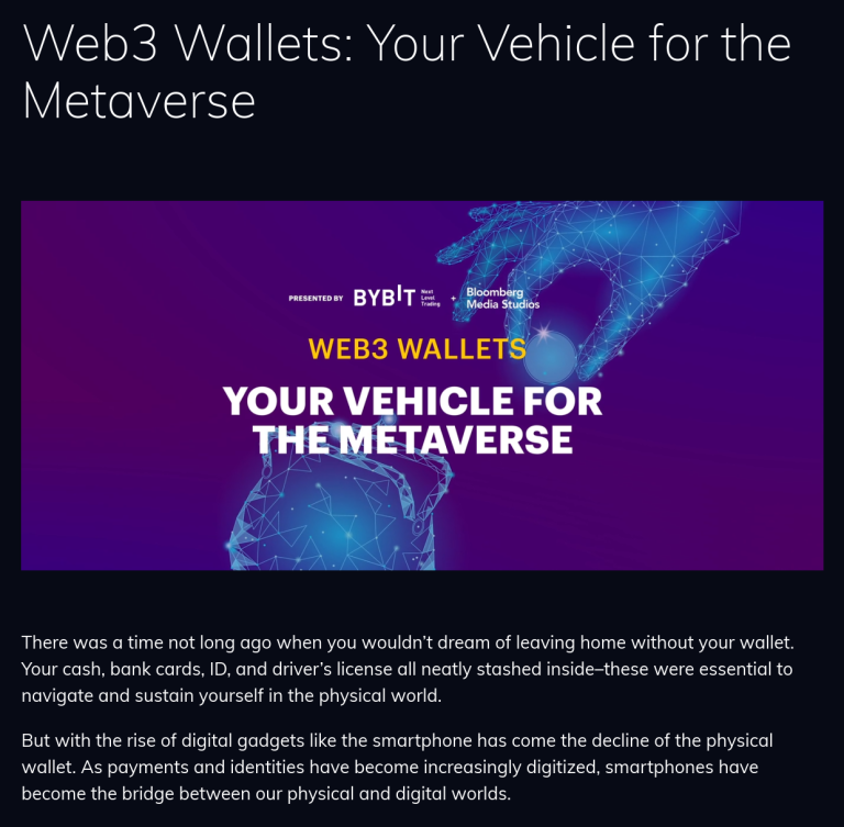 Web3 Wallets_ Your Vehicle for the Metaverse_1